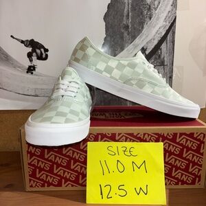 Vans Authentic Checkers sz 11.0 Men’s 12.5 Women’s